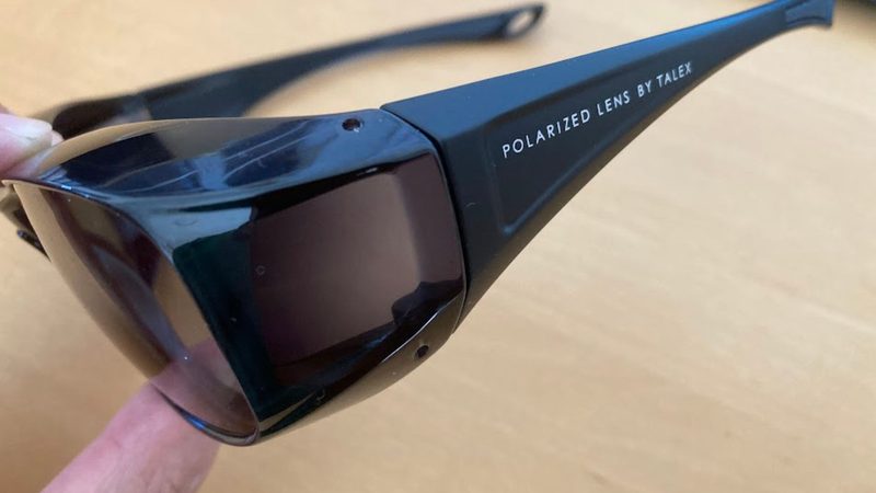 TALEXオーバーグラスのサイド小窓レンズとフレーム構造